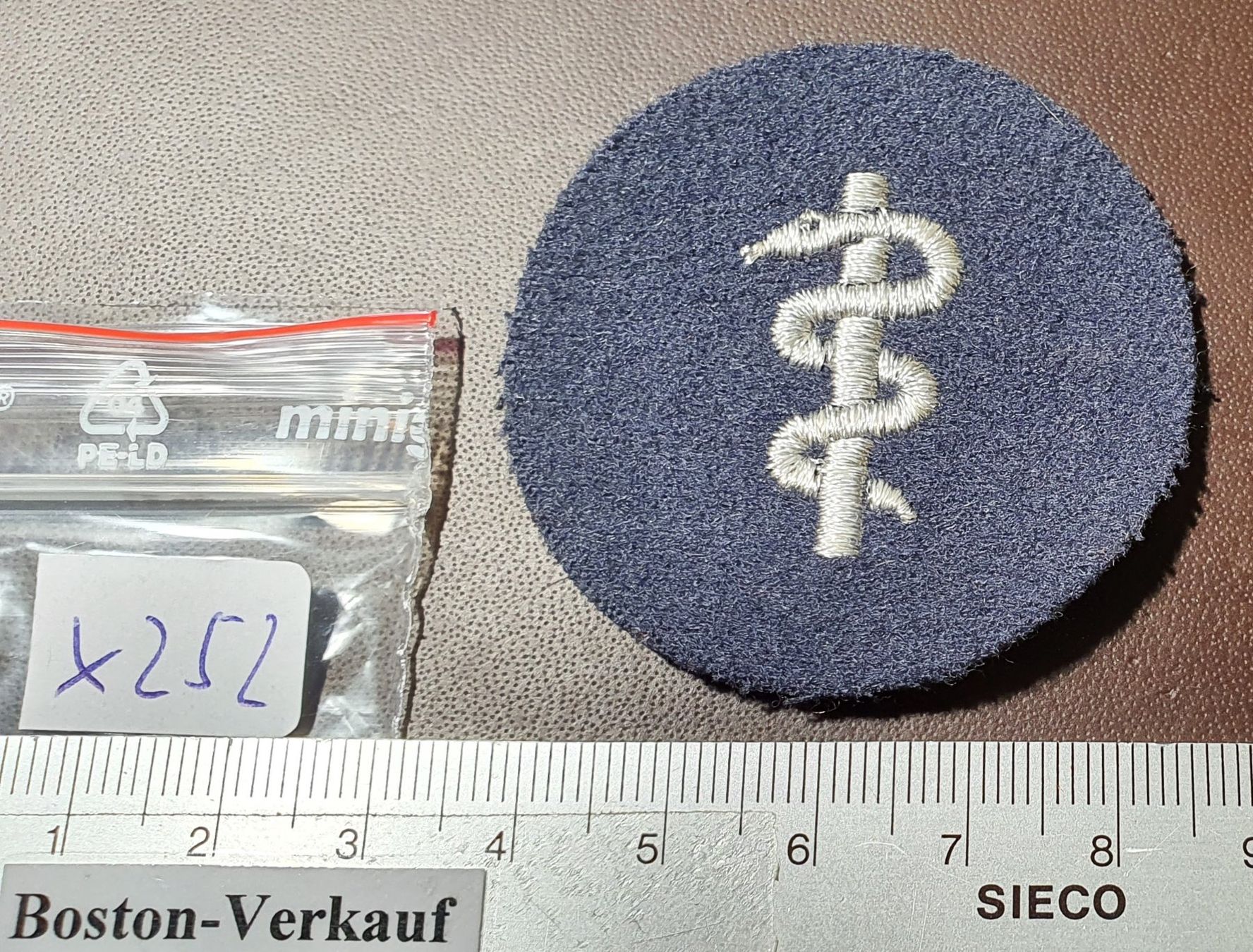 Placchette & Badge: X252 - Patch Abzeichen Feuwerwehr oder Militär Armee – Usato da Reinach BL venduto da Boston-Verkauf 2