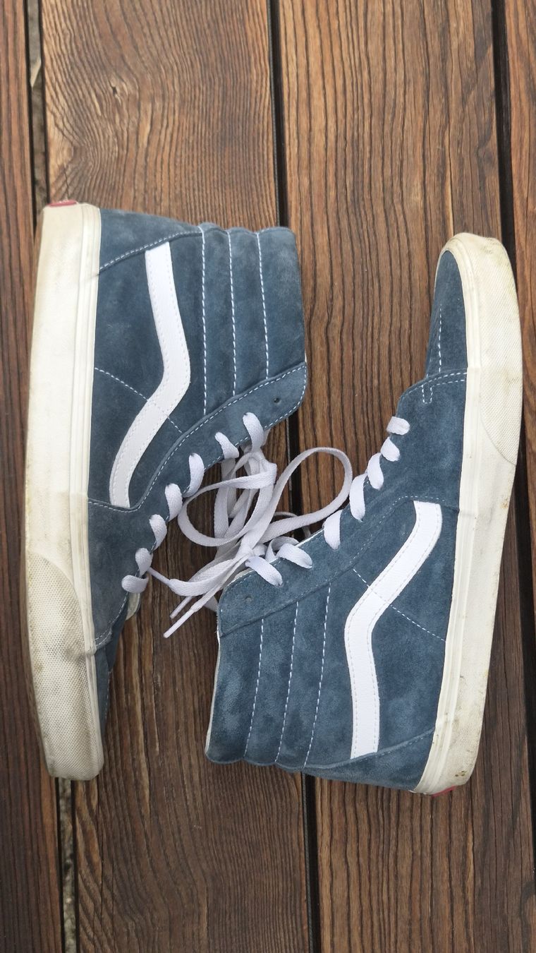 Vans Scarpe da uomo: Vans Sk8-Hi Sneaker blau suede Grösse 44 – Usato da Teufen ZH venduto da finetec 3