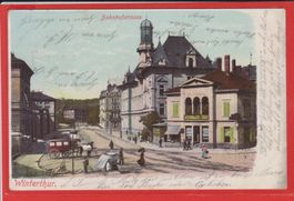 Winterthur   -   alte Ansichtkarte, gestempelt 1902