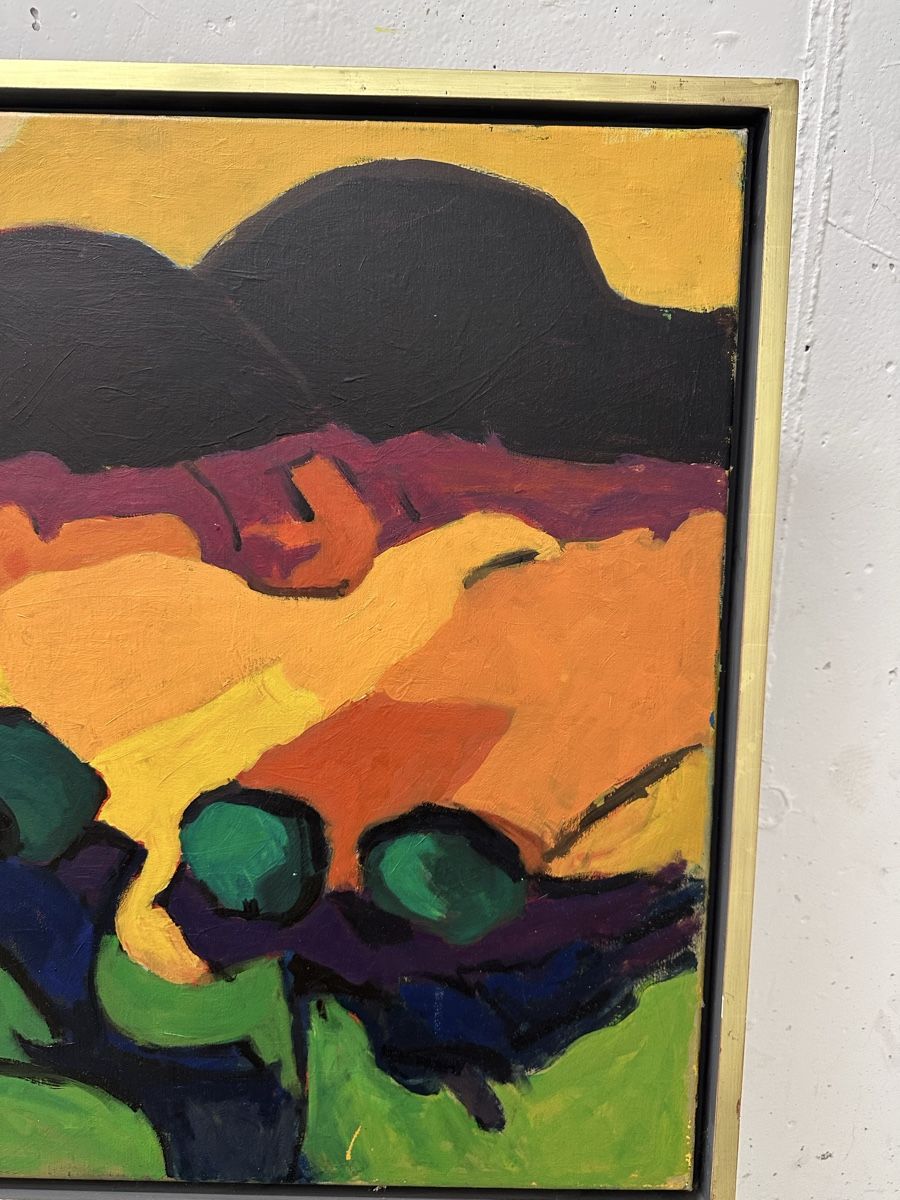 Dipinti: Karel Appel Gemälde Expressionismus Landschaft – Usato da Ebikon venduto da Gaenggeliwaar 3
