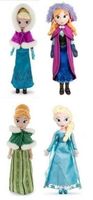 Peluche la reine des neiges Anna et Elsa