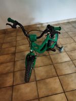 Kinderfahrrad Gecko grün mit Stützrädern guter Zustand