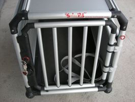 Hundebox Alu Unten 80 oben 55 höhe+ Breite 52 cm