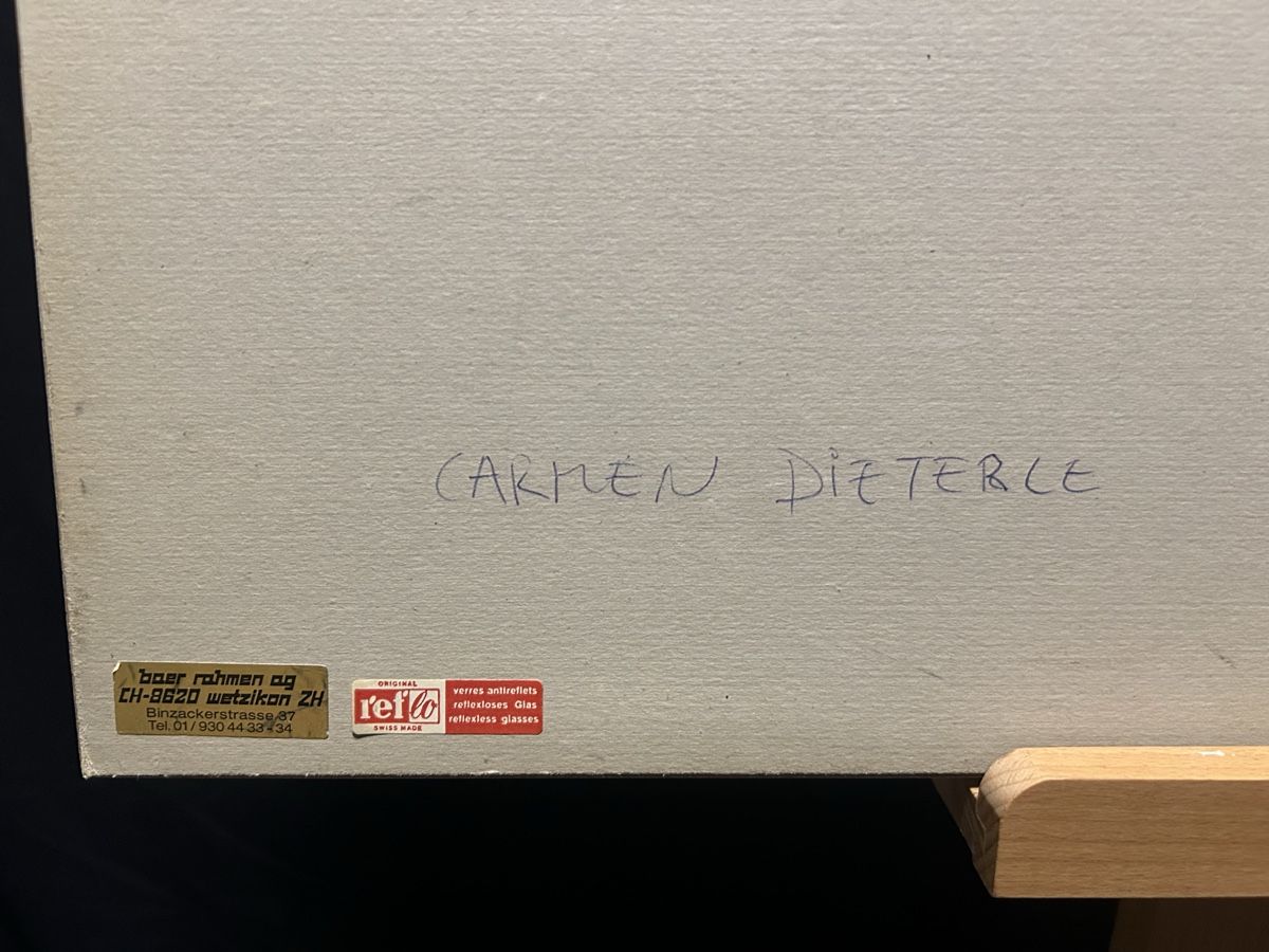 Dipinti: Original Gemälde Carmen Dieterle – Usato da Glarus venduto da KunstWerkEr-LS87 1