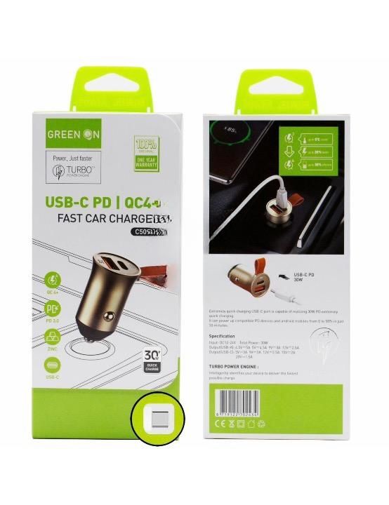 Ladegeräte: USB-C To USB-C Fast Car Charger 30w – Neu und originalverpackt aus Luzern von Waince786