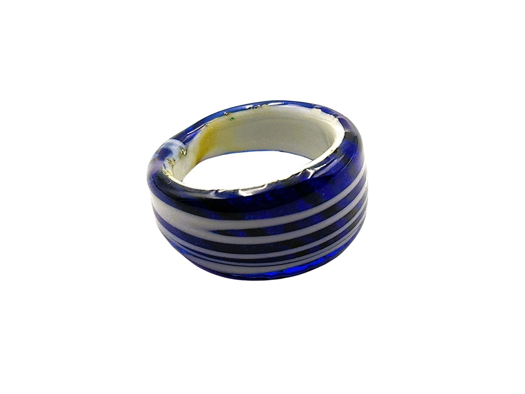 Murano Anelli: Ring Murano Glas G 55 Breite 11mm – Nuovo e nell'imballaggio originale da Oberkulm venduto da Murano-Schmuck 2
