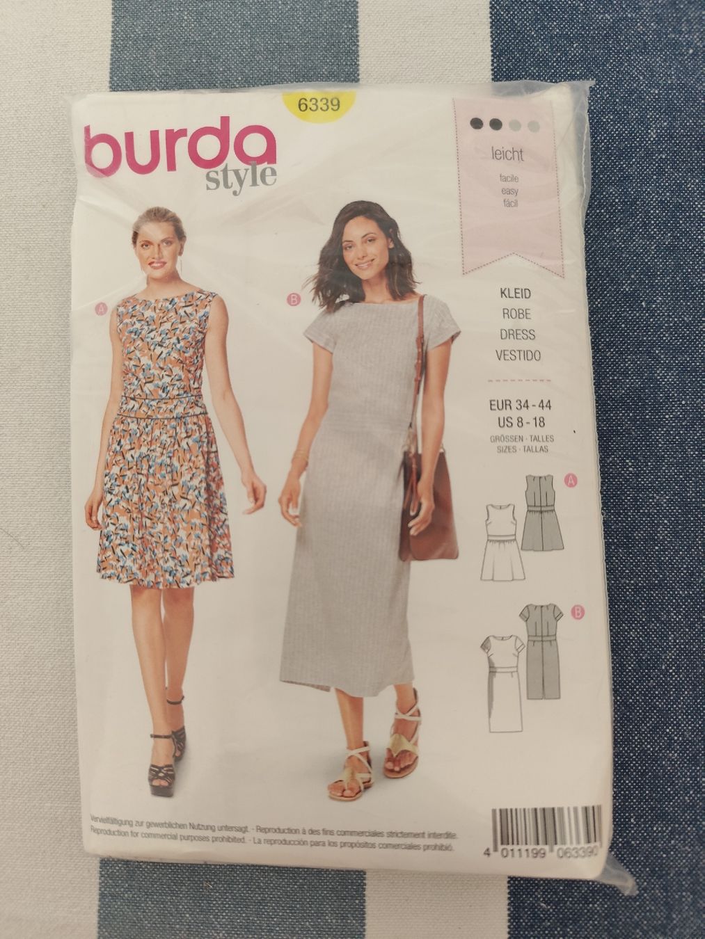 Schnittmuster: Schnittmuster Burda Kleid – Gebraucht aus Lausen von Muddi11