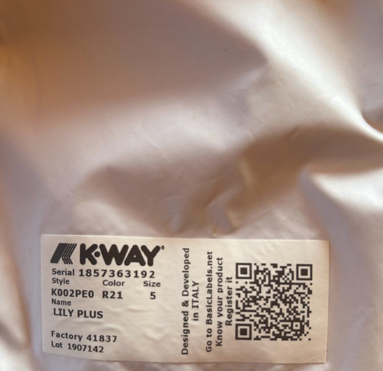 Giacche: K-WAY - The Original - Size S ! – Nuovo (secondo la descrizione) da Fleurier venduto da dyneau 3