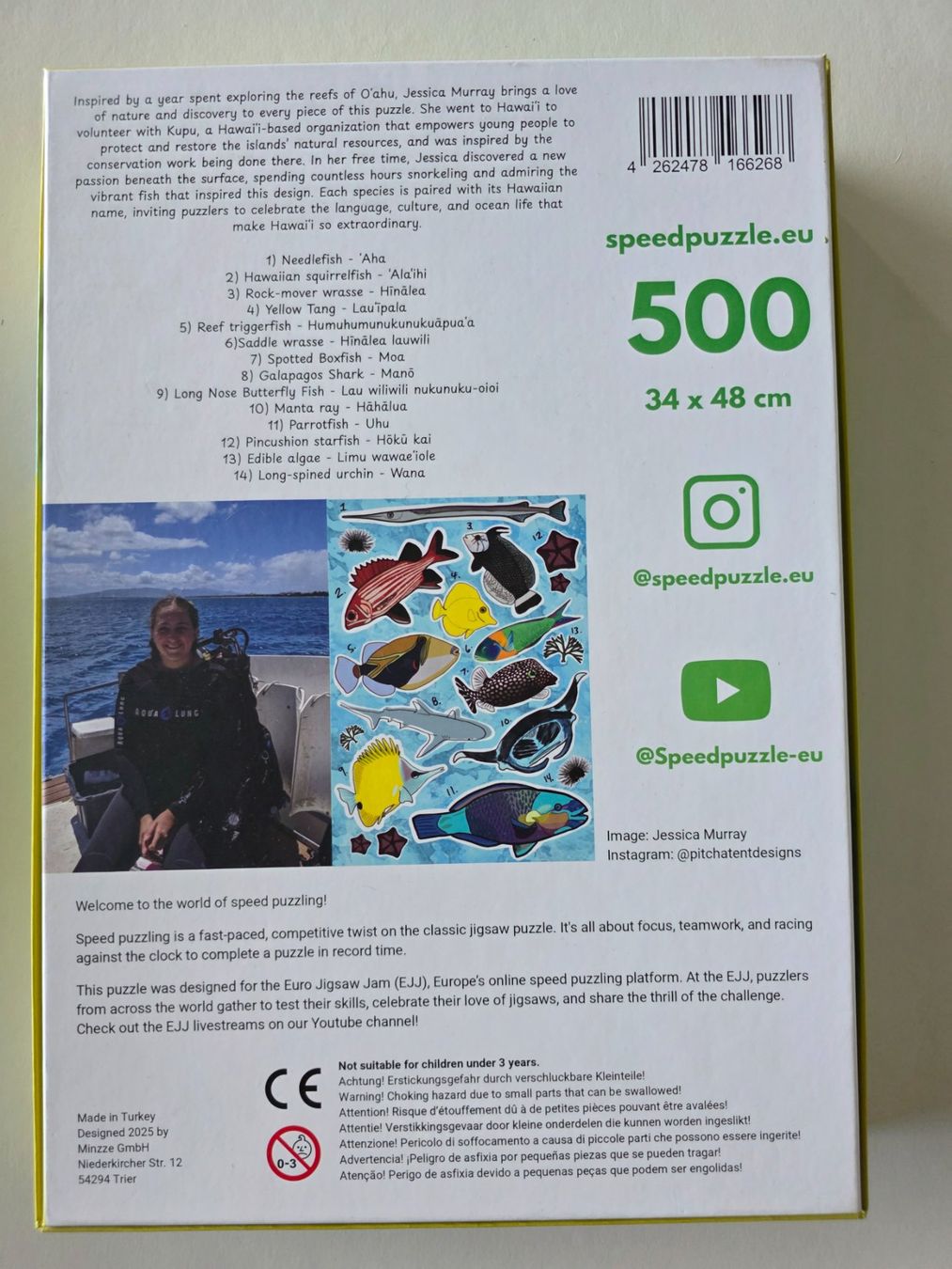 Puzzles: 500 Teile Puzzle - Fische – Gebraucht aus Altstätten SG von Carrybones 1