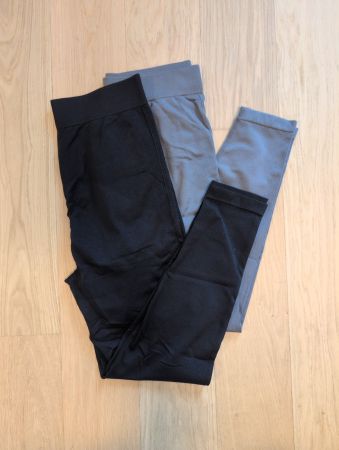 2 Maternity Leggings von Shein, Grösse L