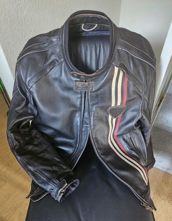 Lederjacke Triumph - Vintage Motorradjacke Grösse XL