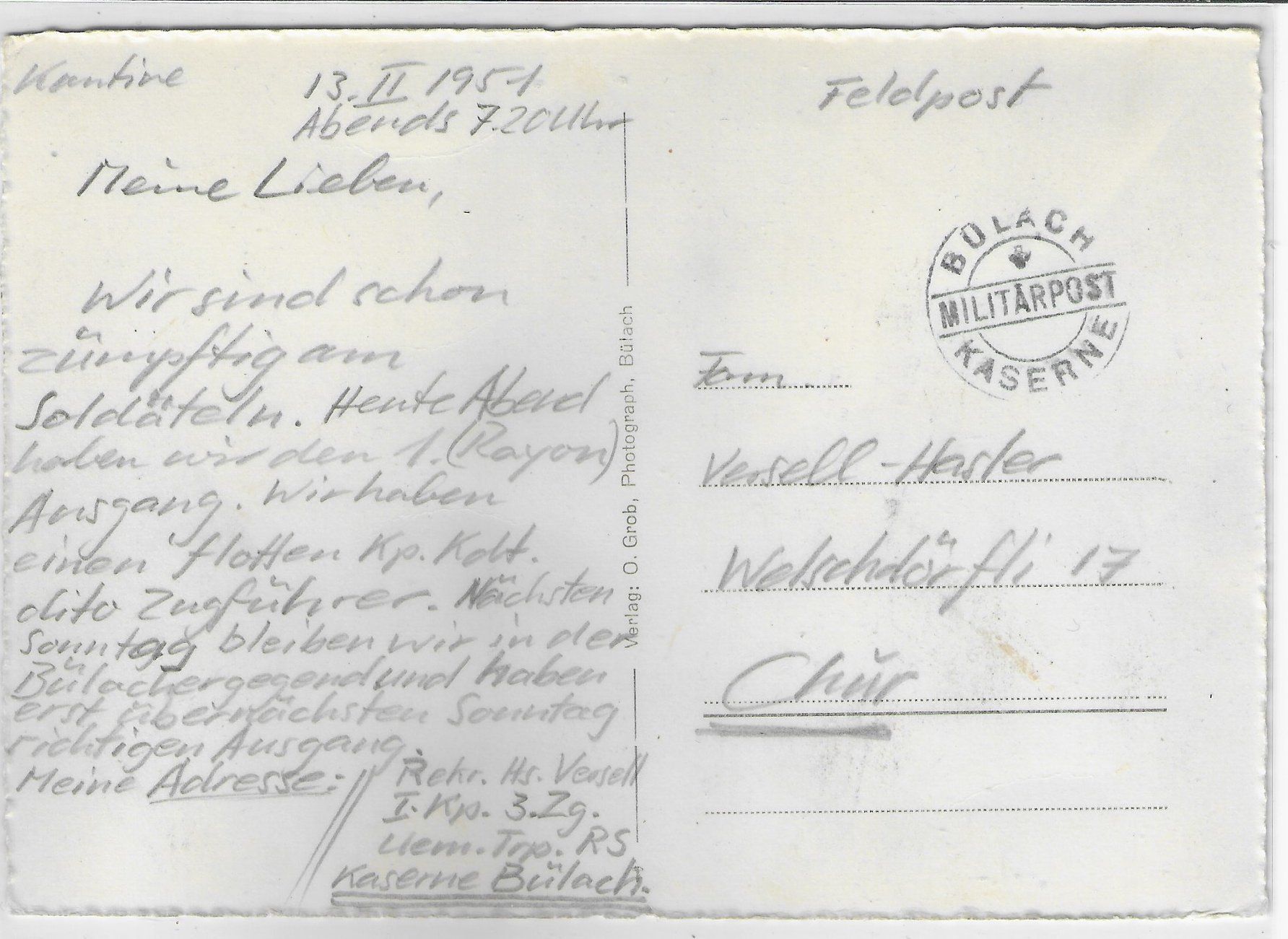 Cartoline postali: Bülach - Generalansicht – Usato da Ettingen venduto da Kartenplanet 1
