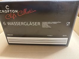 6er Set Wassergläser von Crofton - Neu/Originalverpackt Nr.3