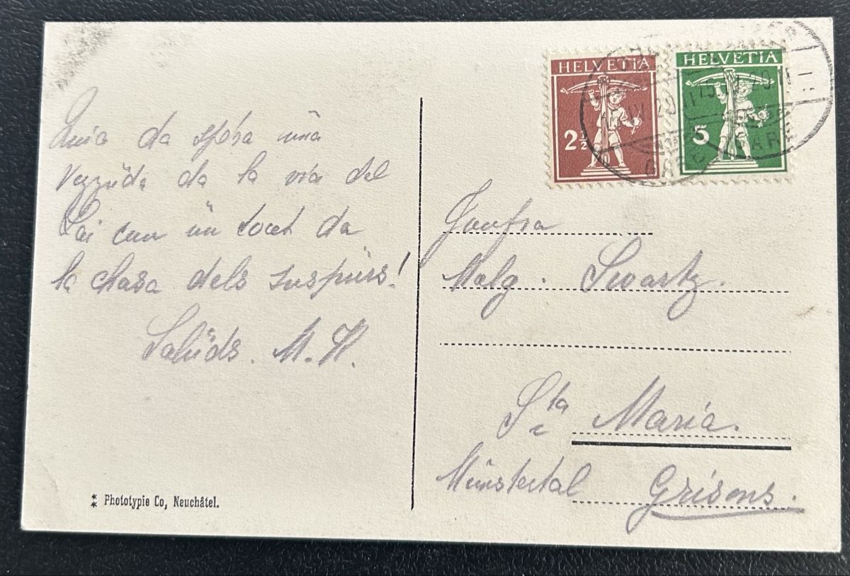Cartoline postali: AK Morges Strassenpartie  – Usato da Horw venduto da Tellbub 1