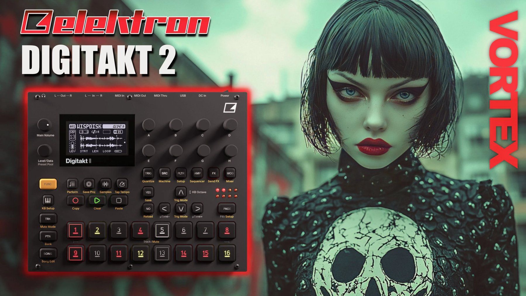 Strumenti musicali: Digitakt 2 mit Holz sides panels – Nuovo (secondo la descrizione) da Effingen venduto da Andromeda74 7
