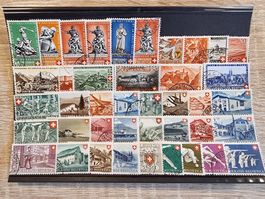 PP-Satzlot komplett 1940 - 1950 - Kat. 348.00!