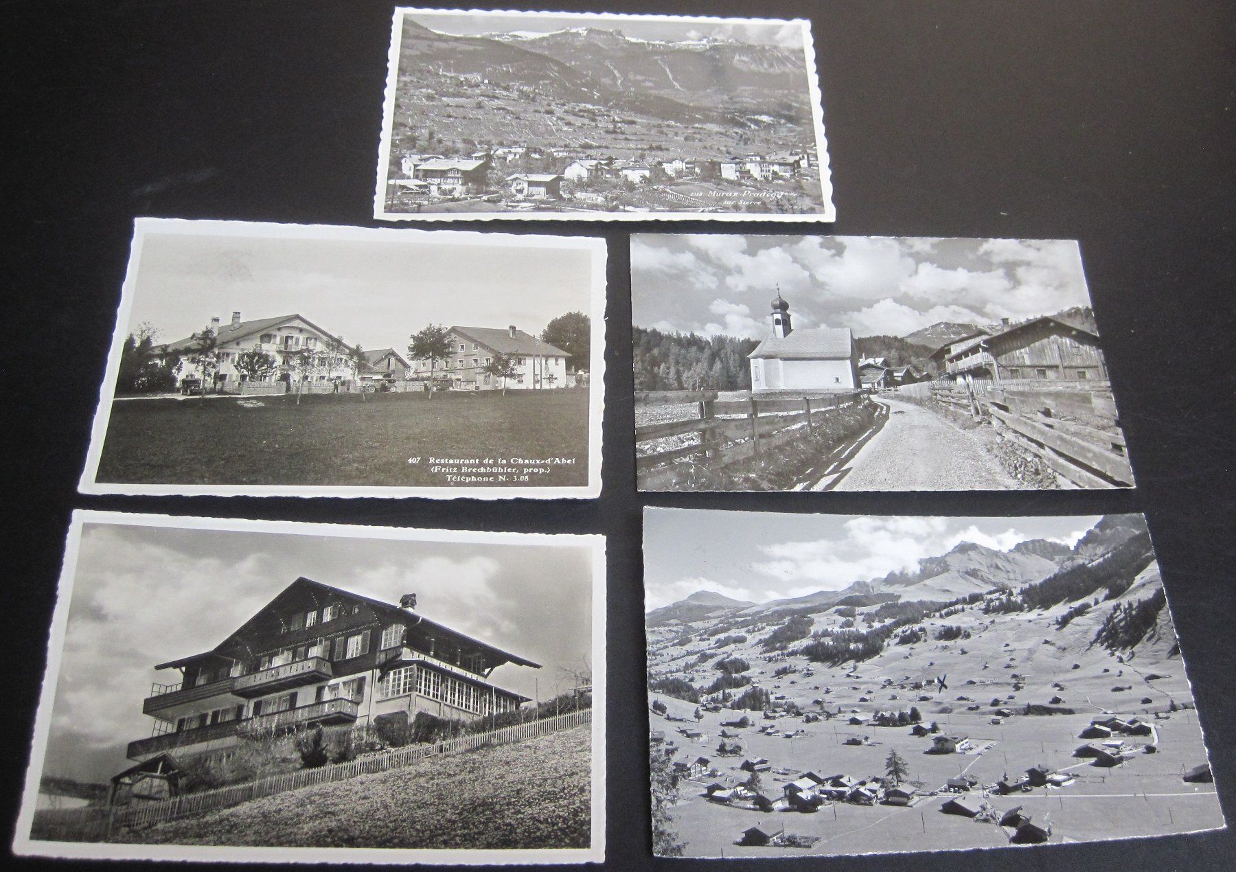 Cartes postales: Schweiz 5 verschiedene alte Ansichtskarten – D'occasion à Waltenschwil par lehrblaetz55