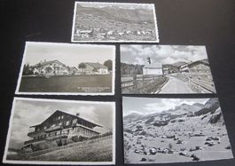 Schweiz 5 verschiedene alte Ansichtskarten
