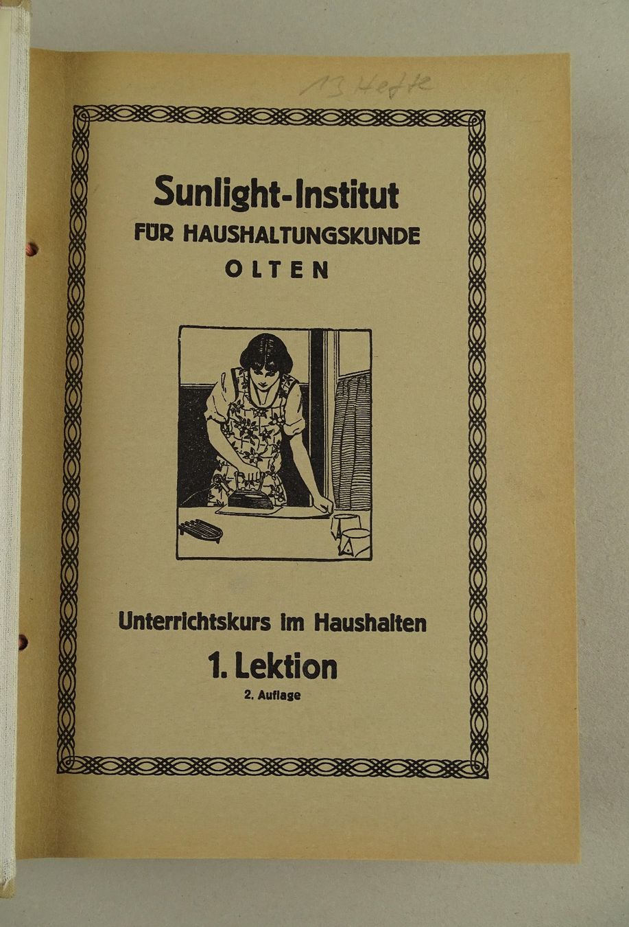 Bücher: SUNLIGHT-BUCH HAUSHALTEN, 20er JAHRE – Gebraucht aus Grüningen von Kartensammler 2