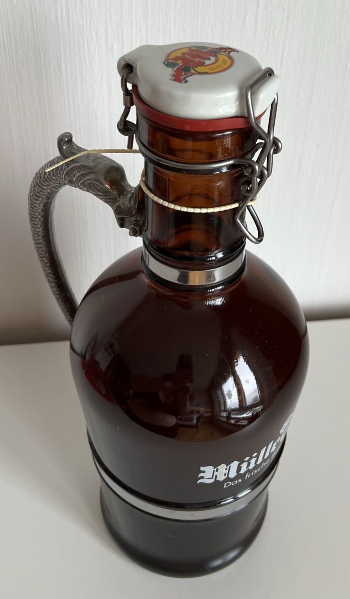 Bicchieri, Caraffe & Bottiglie: Kellerfund Vintage Bierflasche 2 L – Nuovo e nell'imballaggio originale da Uznach venduto da bike181959 3