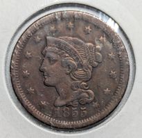 1855 Braided Hair Large Cent 🇺🇸