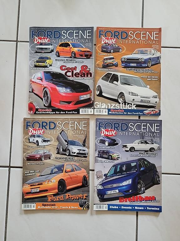 Riviste & Magazine: Autozeitschrift Fordscene Hefte 2007-2010 – Usato da Villars-sur-Ollon venduto da Mar_jyq8