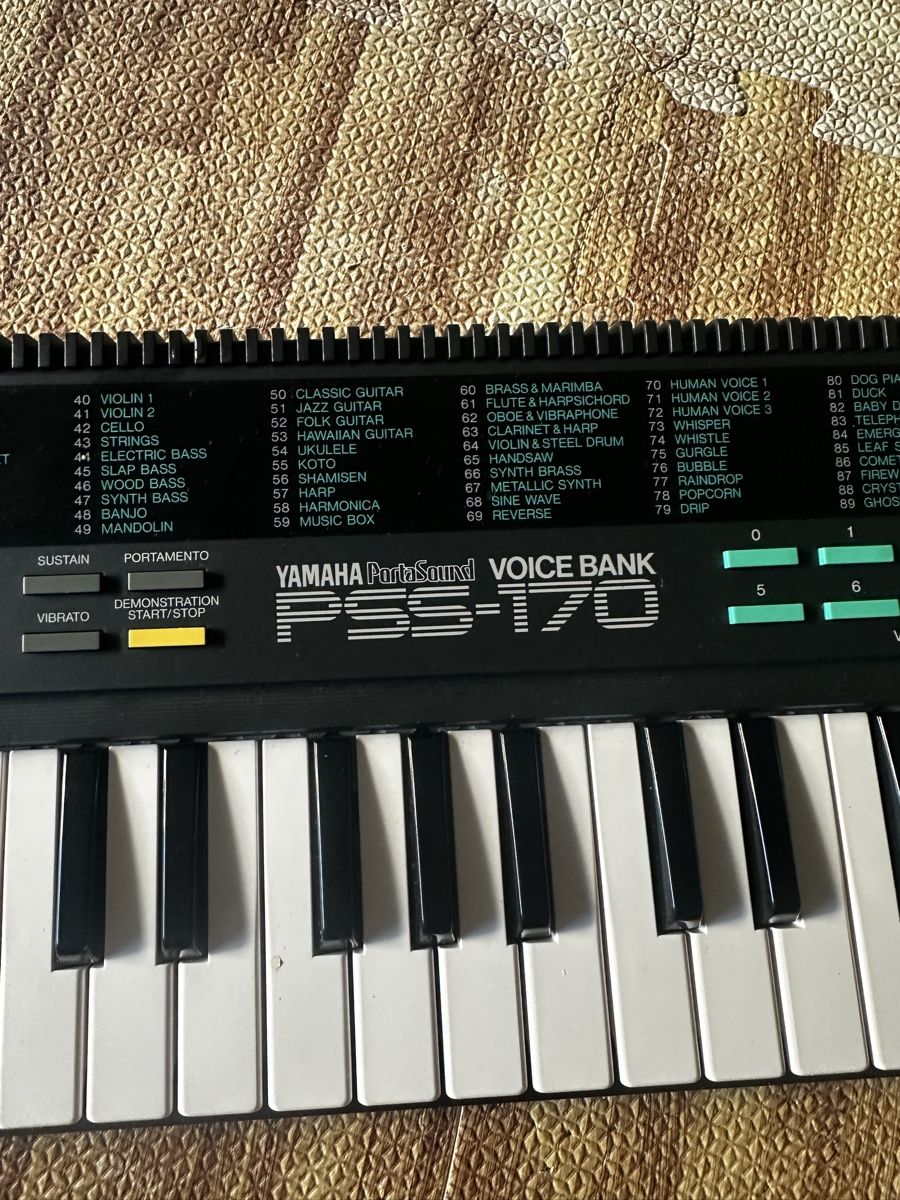 Yamaha Strumenti musicali: Yamaha PSS-170 Electronic Keyboard Synthesizer – Usato da Thalwil venduto da klaudiamusiol 1