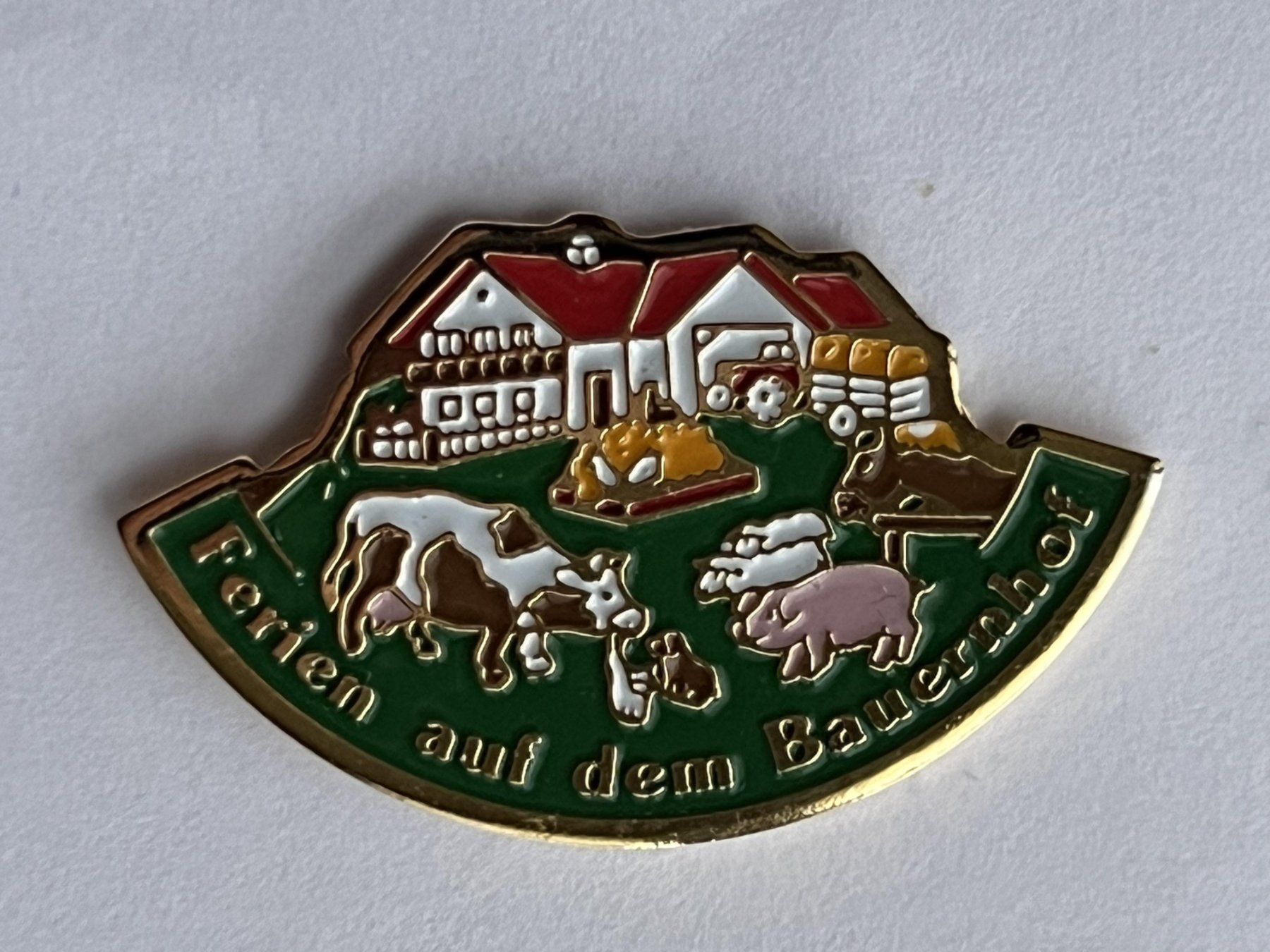 Placchette & Badge: 2 Pins "Ferien auf dem Bauernhof" – Nuovo (secondo la descrizione) da Winterthur venduto da Green-Future 2