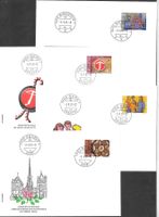 4 FDC 656 - 659 Serie Einzelmarken Orts-ET 3.9.1981