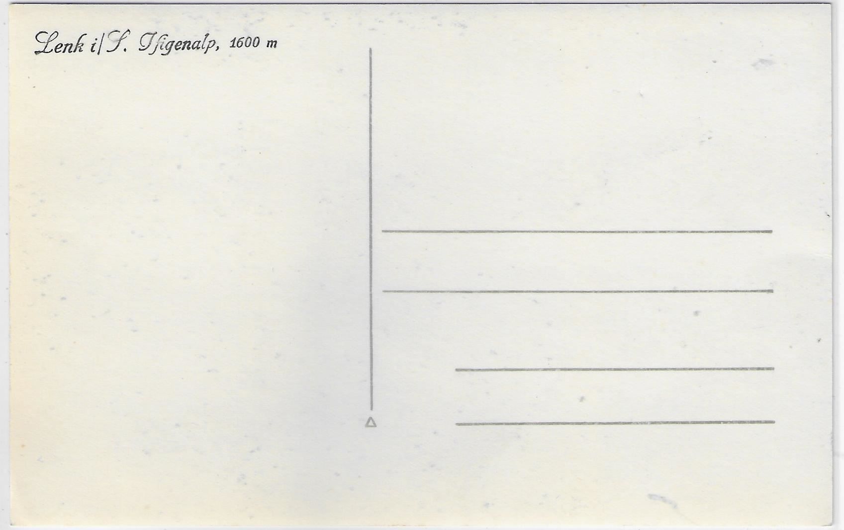 Cartoline postali: Lenk - Ifigenalp – Antico da Ettingen venduto da Kartenplanet 1