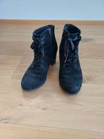 Roberto Santi Kurzstiefel Schwarz Wildleder
