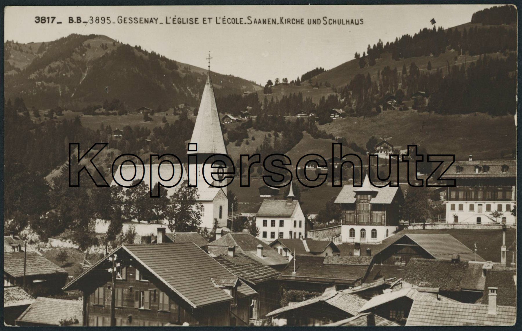 Cartoline postali: BE Saanen – Nuovo (secondo la descrizione) da Schindellegi venduto da dolpitz