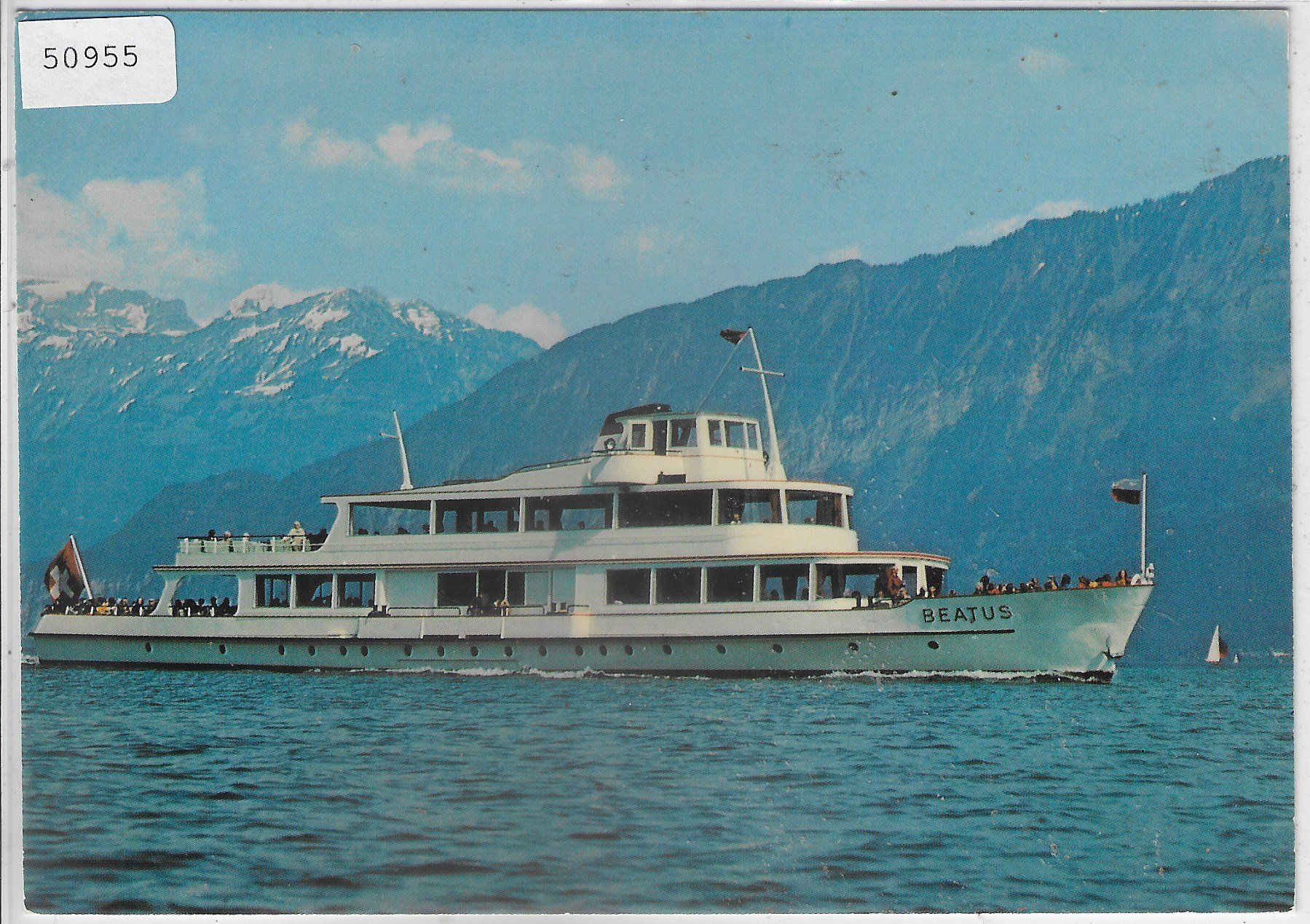 Cartoline postali: MS "Beatus" auf dem Thunersee – Usato da Ettingen venduto da Kartenplanet