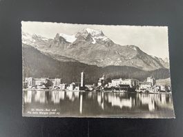 AK GR St. Moritz-Bad und Piz della Margna (Engadin)