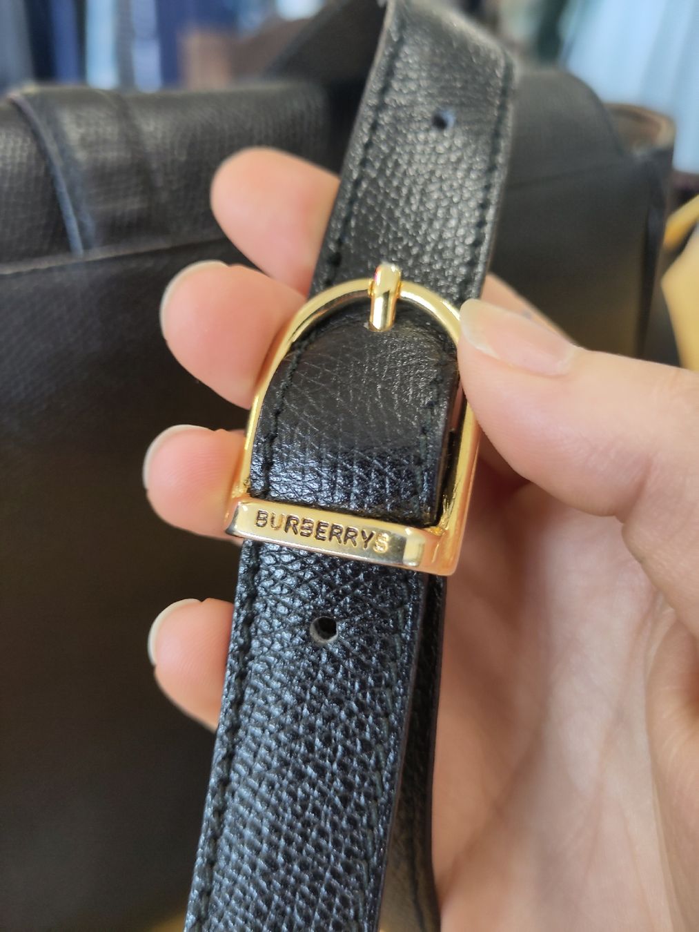 Burberry Borse: Burberrys Vintage Handtasche schwarz – Usato da Pratteln venduto da Cartonsducoeur_bl 3