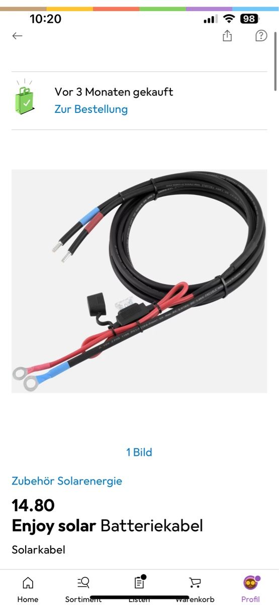Cavi: Solarkabel – Nuovo (secondo la descrizione) da Männedorf venduto da masterbuyer 4