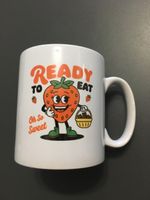 Süsser Retro Erdbeer Becher Tasse 🍓 neuwertig