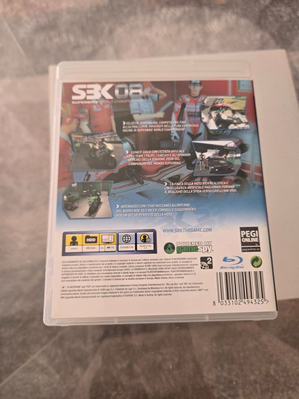 Giochi: Super Bike World Championship 08 PS3 – Usato da Bussigny venduto da Kfdlt 1