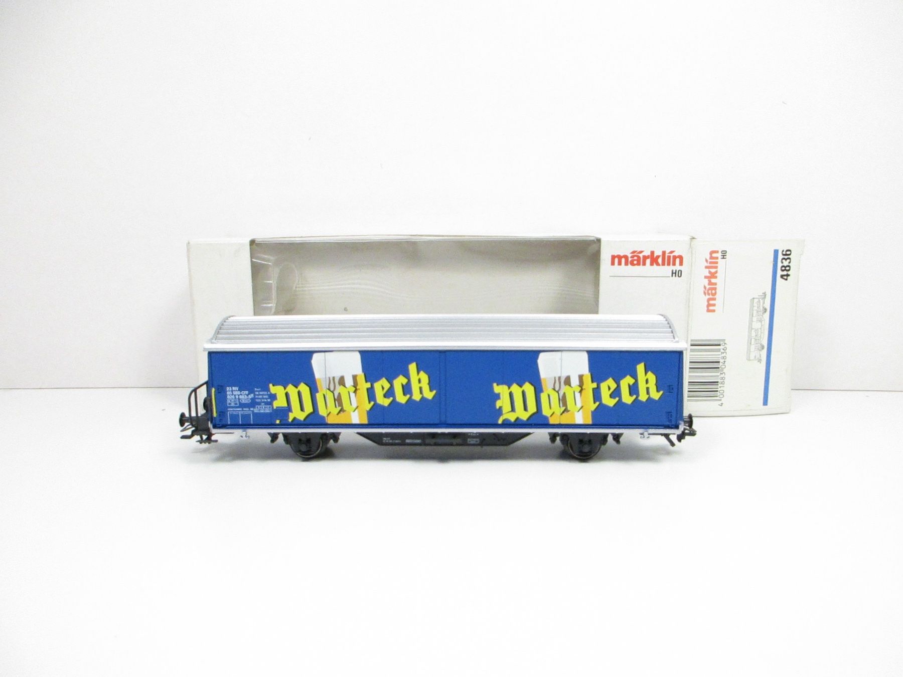 Märklin Modelleisenbahnen: Märklin H0 4836 SBB Schiebwandwagen WARTECK BIER – Neu und originalverpackt aus Olten von Heinrich875 3