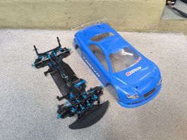 RC Modellauto Tamiya TRF420 Chassis Kit mit viel Zubehör