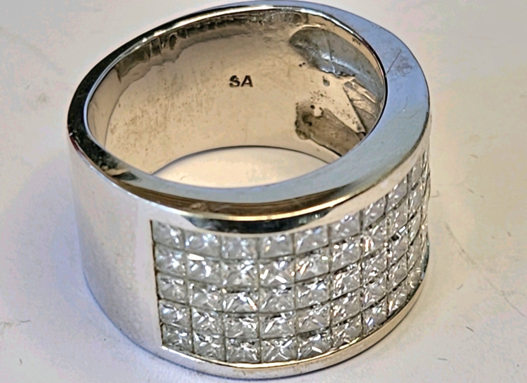 Bagues: Weissgoldring Diamanten – Neuf (Voir description) à Zürich par adriben 3