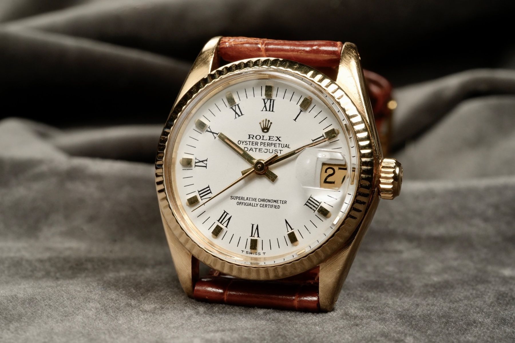 Rolex Orologi: Rolex - Datejust Boy`s Size Ref. 6827 Original 18kt. Gold – Usato da Morcote venduto da chronoservice 3