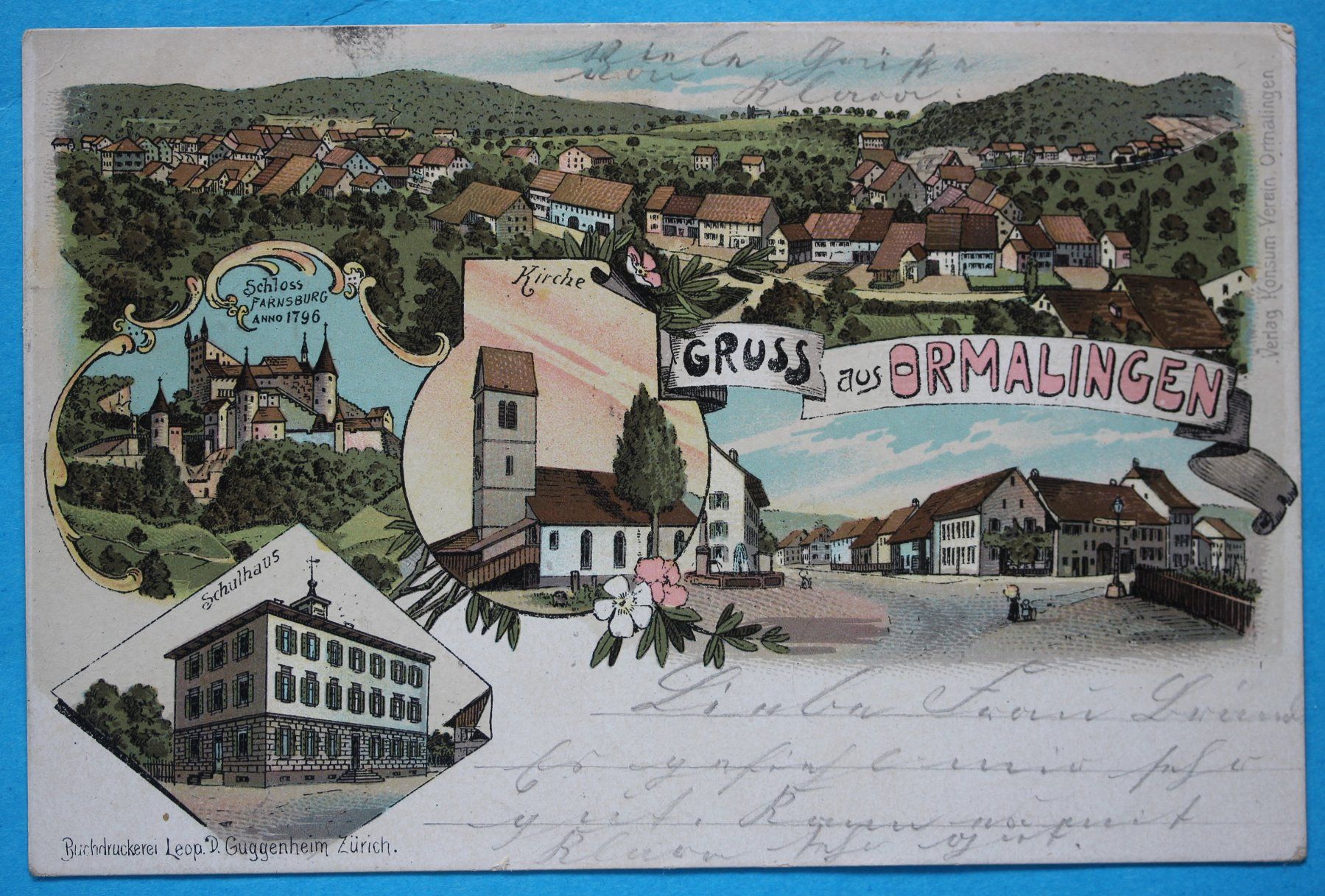 Cartes postales: ORMALINGEN LITHO AK – D'occasion à Lotzwil par pirolh