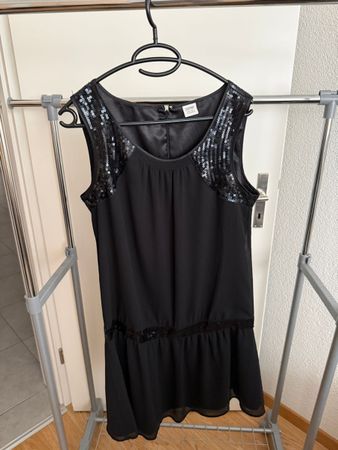 Schickes, schwarzes Esprit Kleid, Grösse 40, festlich ✨