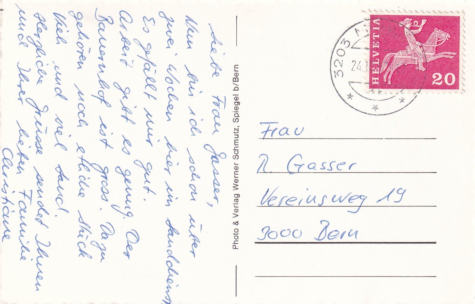 Cartoline postali: Mühleberg /mp – Usato da Hombrechtikon venduto da Rudolf07 1