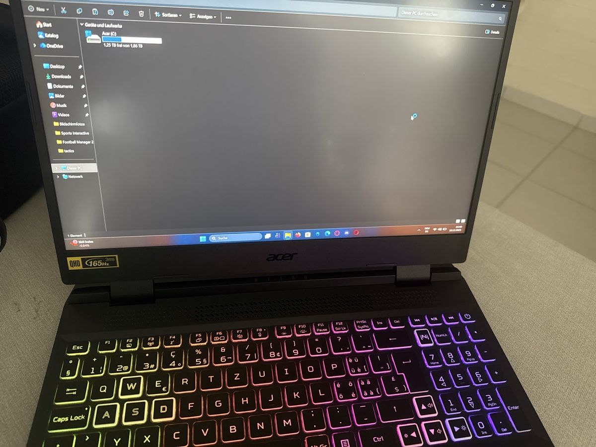 Acer Notebook: Acer Nitro 5 Rtx 3070ti i7-12700H 16gbram – Usato da Bettenhausen venduto da Nmruk