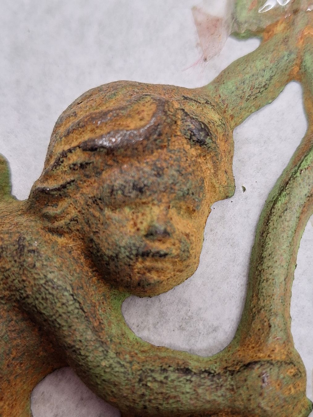 Ferramenta: Wandhaken Eisen im Antiklook.Engel – Nuovo e nell'imballaggio originale da Rheinfelden venduto da Cleopatra2000 1