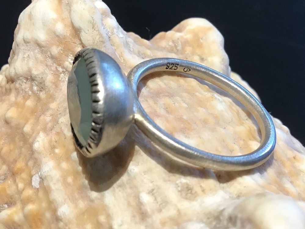Bagues: Hübscher Silber Ring mit Chalzedonit Gr. 58 – Neuf (Voir description) à Allschwil par rah_8bfj 3