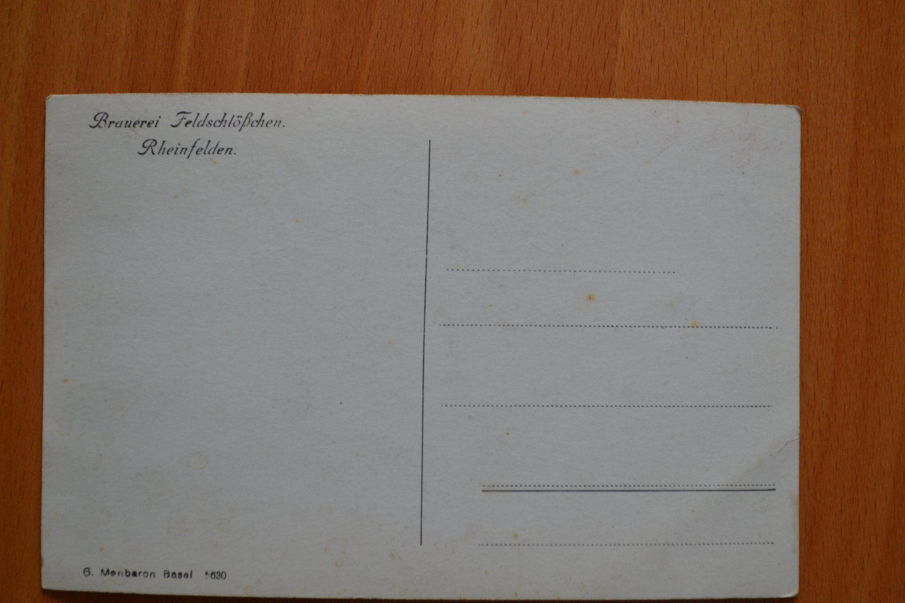 Cartes postales: AK Rheinfelden Brauerei – D'occasion à Beinwil am See par kajak55 1