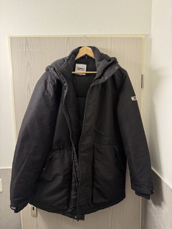 Tommy Jeans Winterjacke, Schwarz, Grösse L - Neuwertig!